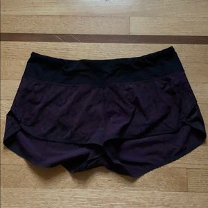 purple lulu shorts